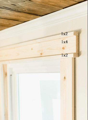 Try This Easy Window Trim Shortcut! - Marissa Cal Home Trim Windows Diy, French Farmhouse Window Trim, Window Sill Trim Ideas, Townhome Upgrades, Diy Window Sill, Window Trim Ideas Interior, Window And Door Trim, Wood Window Trim, Wood Window Sill