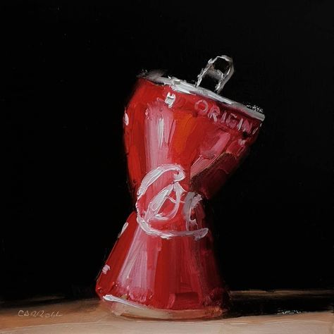 Neil Carroll, Crushed Can, Can Painting, Can Art, Easy Canvas Art, Daily Paintworks, Blog Website, Art References, Art Tips