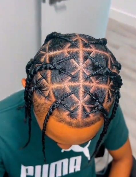 Plaits Braids Men Fade, 2 Strain Twist Men, Man Braids Black Men Short Hair, Male Plats Styles For Men, 2 Braids On Men, Men Braids On Short Hair, Male Braided Hairstyles Black, Mens Braid Hairstyle, Box Twists Hairstyles Men