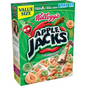 Kellogg's Apple Jacks. My favorite cereal! Apple Jacks Cereal, American Cereal, Single Serve Breakfast, Cereal Kelloggs, Low Fat Breakfast, Apple Jacks, Homemade Trail Mix, Balanced Breakfast, Family Breakfast