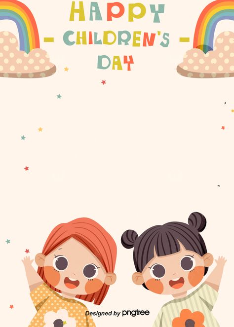 Happy Children S Day Background, Childrens Day, Festival, Child Background Image for Free Download Childrens Day Illustration, Name Activities Preschool, Children's Day Poster, Flower Season, Christmas Template, Banner Drawing, Day Festival, Learning English For Kids, Happy Children