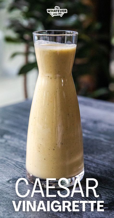 Caesar Vinaigrette, Leftover Prime Rib Recipes, Creamy Caesar Dressing, Caesar Dressing Recipe, Homemade Caesar, Easy Taco Recipes, Meat Sauce Recipes, Homemade Sauce Recipes, Easy Pasta Salad Recipe