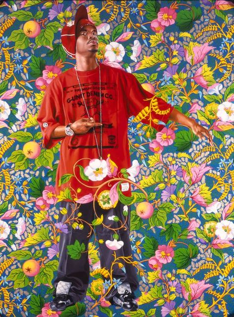 Kehinde Wiley "Portrait of a Venetian Ambassador, Aged 59, II", 2006 Seattle Art Museum, New Republic, Primary Ideas, Kehinde Wiley, Seattle Art, Ap Art, Afro Art, African American Art, Black Artists