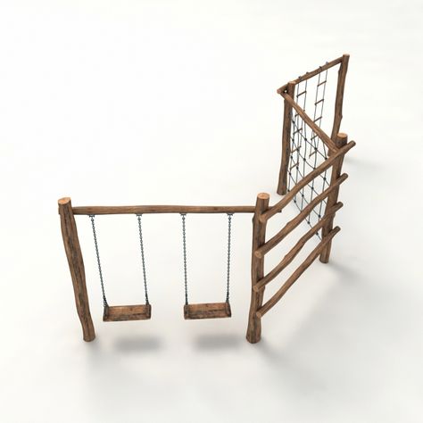 Diy Kids Playground, Backyard Playset, Wooden Playground, Diy Playground, Wooden Swing, Kids Outdoor Play, Natural Playground, Jungle Gym, Playground Design