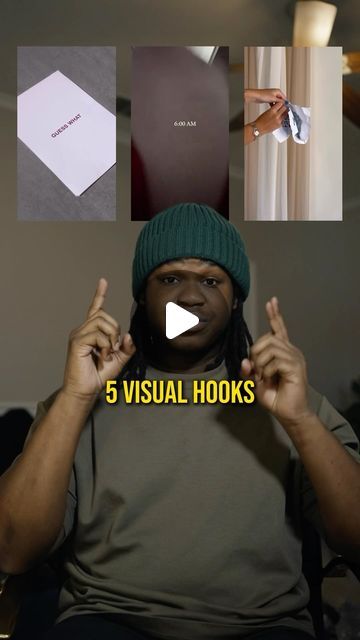 Visual Hooks For Instagram, Instagram Hooks, Social Media Hooks, Social Media Marketing Video Ads, Social Media Marketing Tiktok, Digital Marketing Strategy Social Media Tips, How To Create Video Content For Social Media, Social Life Hacks, Social Media Consultant