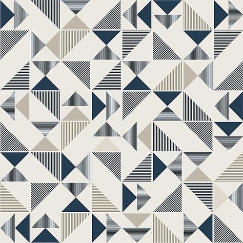 Geometric Wall Mural, Modern Mosaics, Type Illustration, Free Illustration, Geometric Triangle, Room Style, Geometric Wall, Color Lines, Mosaic Patterns