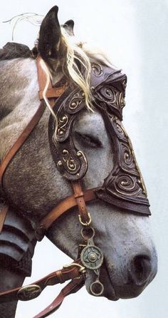 Horse Armor on Pinterest | Medieval Horse, Armors and Armour الفن الرقمي, Horse Armor, All The Pretty Horses, Draft Horses, Arte Inspo, Legolas, Pretty Horses, Horse Pictures, Horse Love