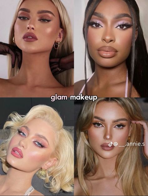 Makeup Types Names, Different Types Of Makeup Styles, Makeup Types, Types Of Makeup Looks, Makeup Collage, Makeup Names, Tanned Makeup, Learn Makeup, Makeup Icons