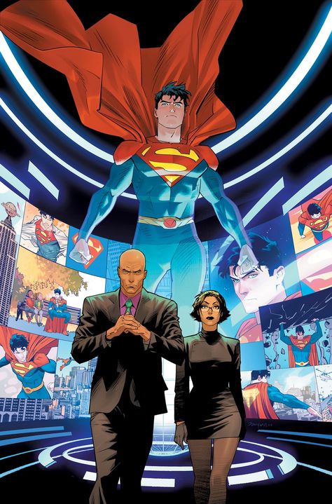 Dan Mora, Jon Kent, Kal El, Tom Taylor, Superman Family, Superman Art, Univers Dc, Arte Dc Comics, Lex Luthor