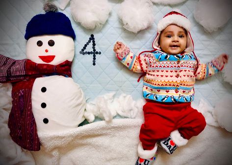 Loved creating this for my 4 month old. Winter Theme Baby Photoshoot, 4 Months Baby Pictures Ideas, 4month Baby Photoshoot, 4 Months Baby Photoshoot Ideas, 4 Month Baby Photoshoot, Babies Photoshoot, Milestone Ideas, Baby Fashion Girl Newborn, Shower Pictures