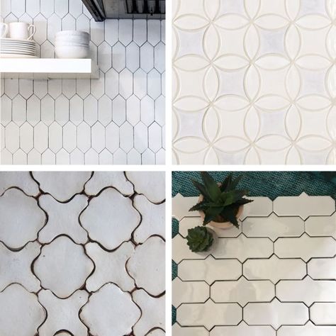 Ceramic Tile Shapes You've Never Seen Before | Apartment Therapy Tile Shapes, Mercury Mosaics, Fish Scale Tile, Hex Tile, Brick Fireplace Makeover, Penny Tile, Fireclay Tile, Unique Tile, Tile Inspiration