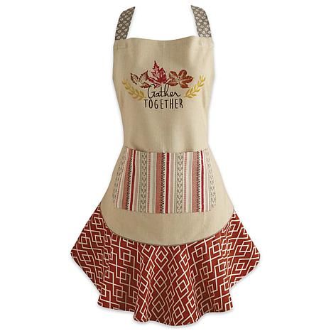 Apron Ideas, Ruffle Apron, Thanksgiving Kitchen, Holiday Aprons, Grill Apron, Gather Together, White Apron, Baking Apron, An Apron