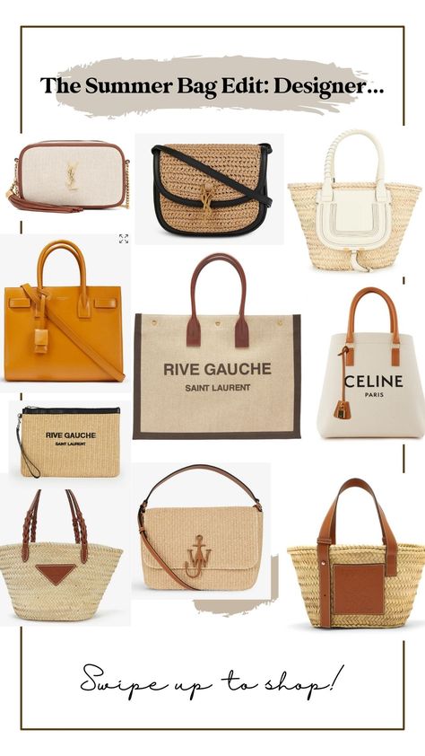 Summer Designer Bags 2023, Designer Summer Bags, Spring Designer Bags, Trend Bags 2023 Summer, Luxury Items Women, Summer Bags 2023 Trends, Summer Bag 2023, Summer 2023 Bag Trends, Summer 2023 Bags