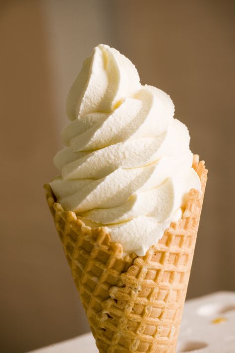 Vanilla Waffle Cone Ice Cream Cone Aesthetic, Cream Photoshoot, Ice Cream Cones Recipe, February Inspiration, Vanilla Ice Cream Cone, Waffle Cone Recipe, Cream Photography, Ice Cream Waffle, Ice Cream Waffle Cone