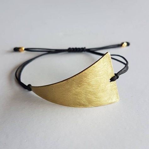 Triangle Bracelet, Leather Jewellery, Geometric Bracelet, Bracelet Minimalist, Clay Bracelet, Brass Bracelet, Minimalist Bracelet, Men's Jewelry Rings, Ceramic Jewelry