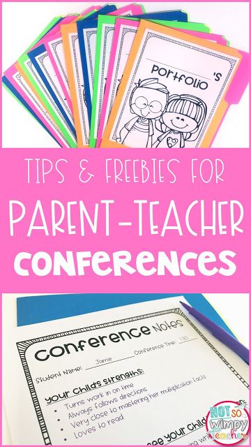 Parent conferences are tough! Check out these tips for easier parent-teacher conferences. Grab the free conference forms and student portfolio covers! Parent Conferences, Parent Teacher Conference Forms, Parent Teacher Conference, Conference Forms, Parent Teacher Communication, Student Portfolios, Portfolio Covers, Teacher Conferences, Confidence Kids