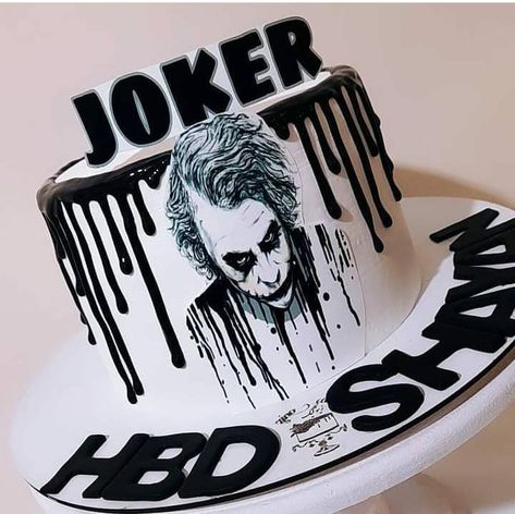 Joker Theme, Joker Cake, Halloween Maquillaje, Batman Birthday Party, Batman Birthday, Cakes For Men, Cute Birthday Cakes, Boy Birthday Cake, 17th Birthday