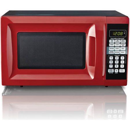 red Red Microwave, Oven Appliance, White Microwave, Countertop Microwave Oven, Small Microwave, Countertop Microwave, College Dorm Room, Microwave Ovens, Turkey Burger