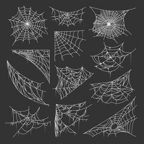 Drawing Of A Spider Web, Drawing Of Spider Web, Spider Web Design Tattoo, Drawn Spider Webs, Corner Web Drawing, Painted Spider Webs, Spiders Web Drawing, Spider Webb Drawings, Spider Web Reference