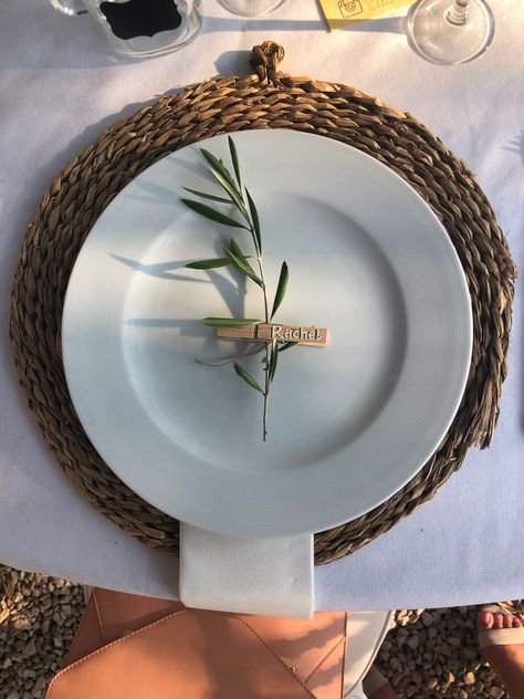 Wedding Table Decorations Olive Branch, Olive Branch Wedding Decorations Table Settings, Olives Wedding Decoration, Olive Branch Table Setting, Olive Tree Table Centrepiece, Olive Branch Party Decor, Olive Green Place Setting, Olive Branch Wedding Table Decor, Civil Wedding Table Decor