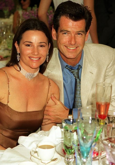 Pierce Brosnan shares touching message to his wife of 19 years, Keely, for her 57th birthday  | Daily Mail Online Cat Tunnel Outdoor, Pierce Brosnan Wife, Keely Shaye Smith, Keely Shaye, James Bond Actors, 57th Birthday, Celebrity Families, Cat Tunnel, Pierce Brosnan