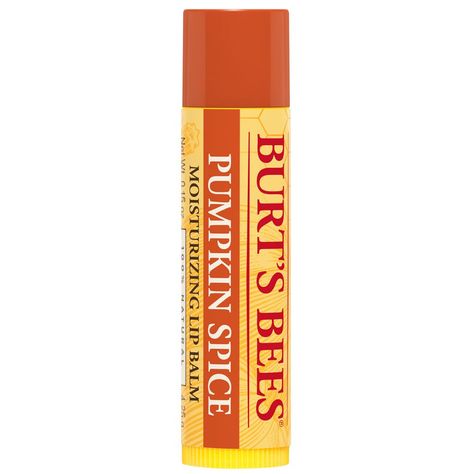 For less than the price of an actual Starbucks drink, you can get to smell that delicious pumpkin spice all day, every time you reapply this cult lip balm.  Burt's Bees Pumpkin Spice Lip Balm ($3) Pumpkin Lip Balm, Burts Bees Chapstick, Burt's Bees Pomegranate, Lip Gloss Clear, Cherry Lip Balm, Burts Bees Lip Balm, Strawberry Lip Balm, Burts Bees Lip, Lip Balm Collection