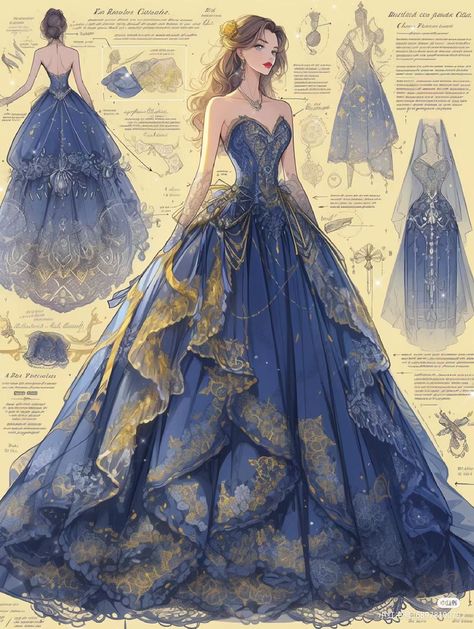 Gaun Abad Pertengahan, Dreamy Gowns, Dress Illustration, Dress Design Drawing, Old Fashion Dresses, Chique Outfits, Fantasy Dresses, Fashion Drawing Dresses, Dress Design Sketches