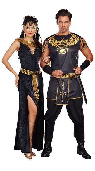 Egyptian Lovers Couples Costume, Exquisite Cleopatra Costume, Cleopatra costume, sexy Cleopatra costume, Egyptian costume, sexy Egyptian costume, Egyptian queen costume, sexy Egyptian queen costume, Men's Warrior Of De Nile Costume, men's warrior costume, men's Egyptian costume, sexy men's warrior costume, sexy men's Egyptian costume Egyptian Queen Costume, Egyptian Collar, Egyptian Party, Raj Kumar, Halloween Costumes To Make, Power Couples, Warrior Costume, Costumes Couples, Couples Costume