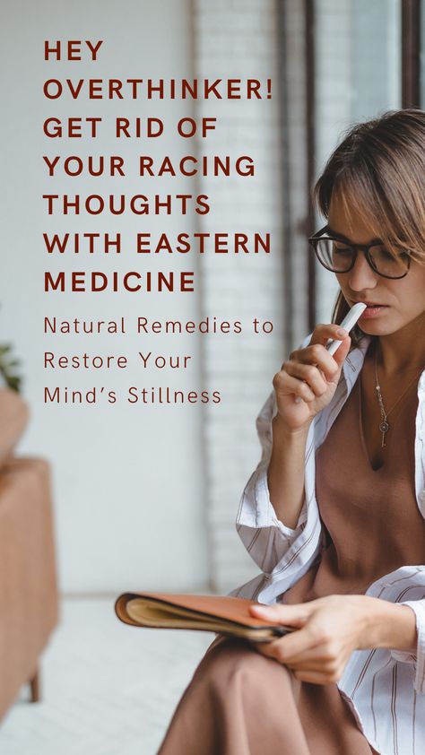 Instead of naming the results of your overthinking, Eastern medicine looks at the root problem–your racing thoughts and overactive mind. So if you’re an overthinker and want to ditch that habit in 2021, here’s everything you need to know about overthinking and Eastern medicine. Your Overthinking, Herbal Health, Eastern Medicine, Racing Thoughts, Natural Remedies, The Secret, Need To Know, Medicine, Mindfulness