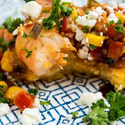 Shrimp Polenta Recipes, Shrimp And Polenta Recipes, Venetian Shrimp With Polenta, Grilled Shrimp And Polenta, Shrimp And Polenta, Crispy Polenta, Sweet And Spicy Shrimp, Polenta Fries, Polenta Cakes