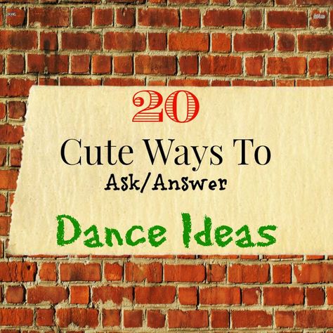 Saying Yes To A High School Dance, Response To Dance Invite, Saying Yes To Dance Ideas, Unique Ways To Ask Someone To A Dance, Creative Ways To Ask To Homecoming, Home Coming Dance Sign Ideas, Cute Ways To Answer To A Dance, Say Yes To Dance Ideas, Funny Ways To Answer To A Dance