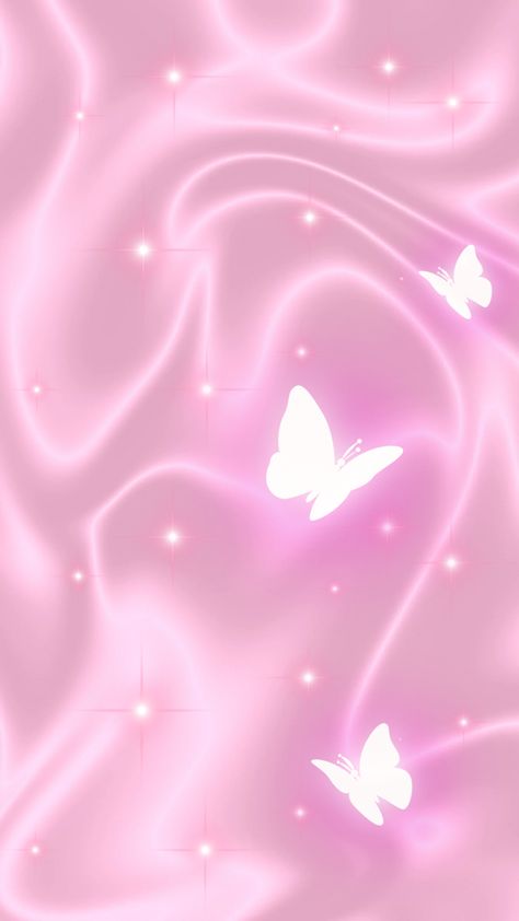 Pink satin phone wallpaper with sparkles and butterflies Pink Sparkly Aesthetic Wallpaper, Phone Backgrounds Y2k, Y2k Phone Background, Ipad Wallpaper Aesthetic High Quality, Y2k Phone Wallpaper, Pink Lock Screen, Iphone Pink Wallpaper, Pink Y2k Background, Pink Butterfly Wallpaper