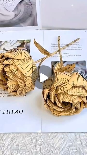 Patchwork, Paper Origami Ideas, Newspaper Roses Diy, Craft Ideas With Newspaper, Diy Crafts Videos For The Home, Diy Creative Crafts With Paper, Newspaper Crafts Diy Creative, Art And Craft Ideas For Home Decoration, New Craft Ideas For 2024