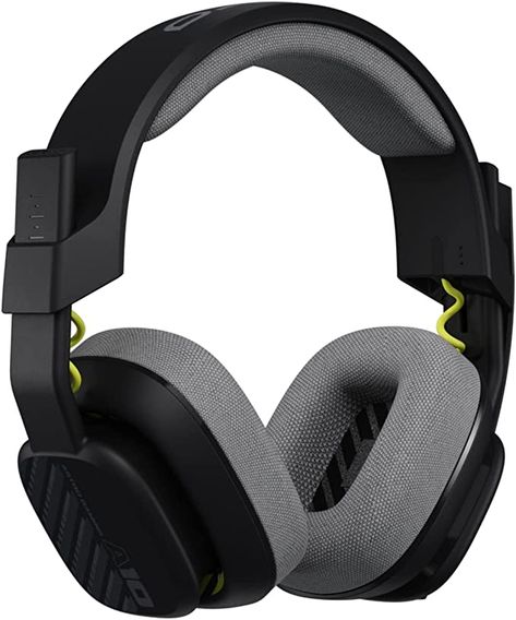 Astro A10 Gaming Headset Gen 2 Wired Headset - Over-Ear Gaming Headphones with flip-to-Mute Microphone, 32 mm Drivers, for Xbox Series X|S, Xbox One, Nintendo Switch, PC, Mac & Mobile Devices - Black Iphone Earbuds, Samsung Charger, 1 April, Headphones With Microphone, Gaming Headphones, Playstation 5, Gaming Headset, Gaming Setup, Microphones