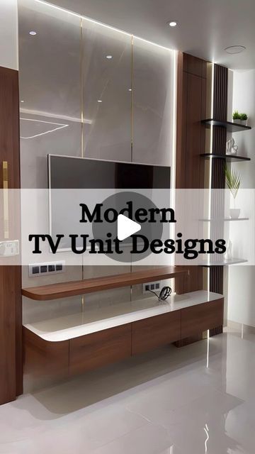 Pop Tv Unit Design, Sleek Tv Unit Design, Sleek Tv Unit, Modern Tv Unit, Modern Tv Unit Designs, Tv Unit Design Modern, Modern Tv Units, Tv Unit Design, Living Room Design Decor