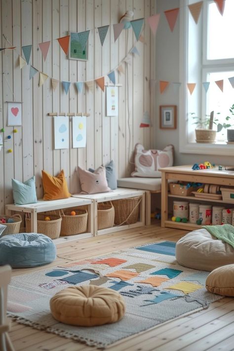 29 Scandinavian Interior Ideas to Embrace Simplicity and Comfort 10 Scandi Colour Palette, Modern Rustic Scandinavian, Hygge Kids, Cozy Scandinavian Bedroom, Scandi Rustic, Scandinavian Eclectic, Scandinavian Kids Rooms, Scandinavian Kids, Scandinavian Textiles