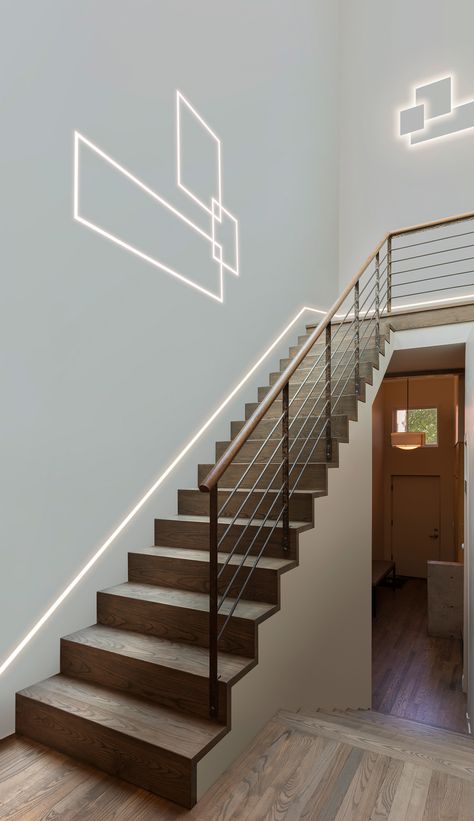 Stair wall lights