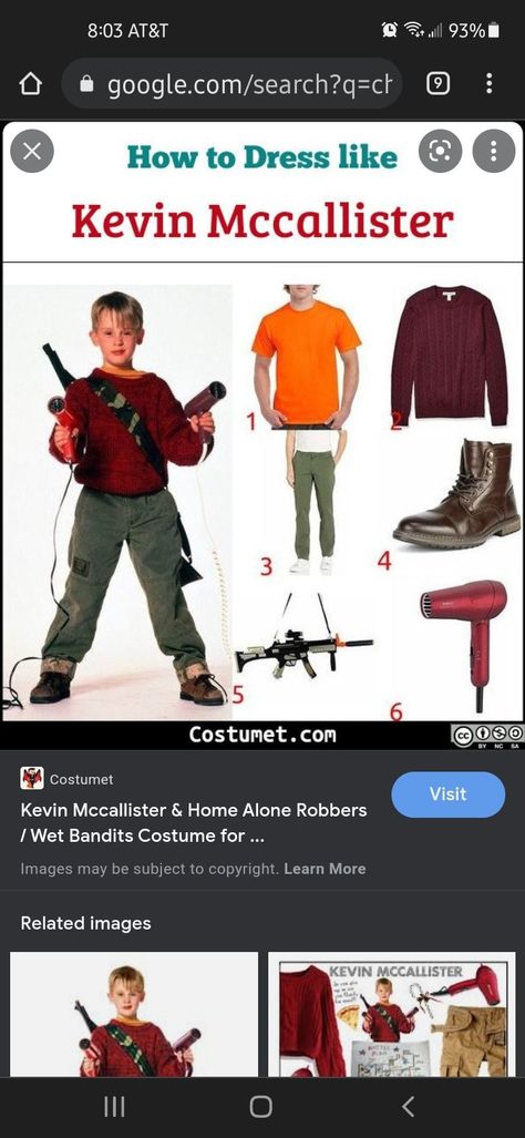 Kevin Home Alone Costume, Kevin Mccallister Costume, Home Alone Costume, Bandits Costume, Kevin Home Alone, Kevin Mccallister, Book Costumes, Home Alone, Great Movies