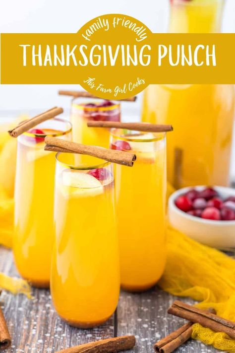 Celebrate a no-alcohol Thanksgiving with our delightful punch! Just because it's alcohol-free doesn't mean it’s taste-free! 💁‍♀️ Joyful, vibrant, and full of autumnal flavors, you’ll have everyone asking for seconds. Perfect for kids and adults alike! Cheers to a warm, wholesome, and bubbly Thanksgiving! Thanksgiving Punch Non Alcoholic, Punch Non Alcoholic, Thanksgiving Drinks Non Alcoholic, Festive Punch, Apple Cider Punch, Thanksgiving Punch, Holiday Punch Recipe, Non Alcoholic Punch, Party Punch Recipes