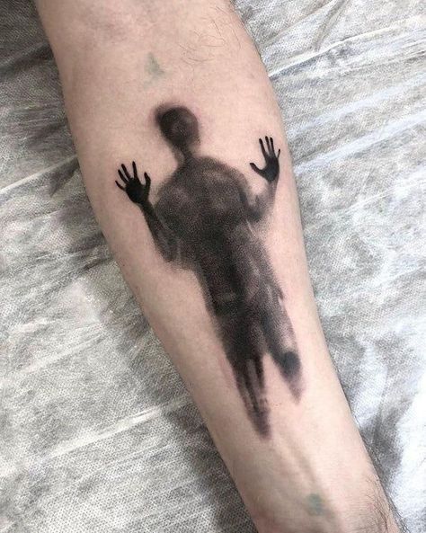 Port Tattoo, Shadows Tattoo, Ak47 Tattoo, Tattoo Website, Shadow Tattoo, Wicked Tattoos, Scary Tattoos, Creepy Tattoos, Horror Tattoo