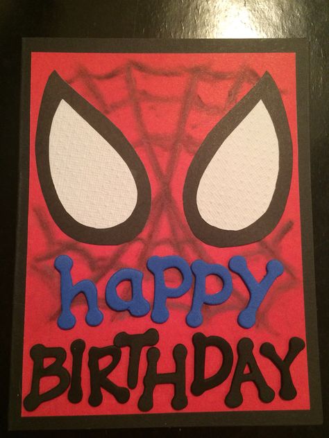 Spider Man Fathers Day Card, Birthday Card Ideas Spiderman, Spider Man Birthday Card Ideas, Homemade Birthday Cards Aesthetic, Spider Man Card Ideas, Spider Man Birthday Gift Ideas, Spider Man Birthday Cards, Spiderman Birthday Card Ideas, Spiderman Birthday Cards Handmade