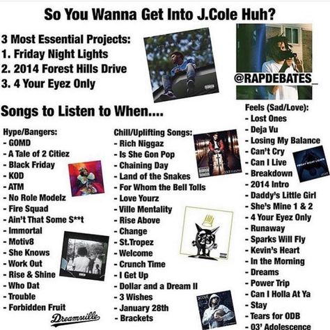 J Cole Songs To Listen To When, J Cole Song Quotes, J Cole Songs, J Cole Shes Mine Lyrics, No Role Modelz J Cole Lyrics, J Cole Kod Album Cover, Travis Scott Songs, Good Playlists, Rap Music Playlist