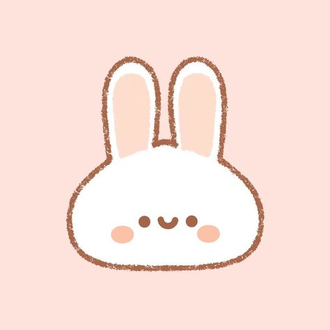 Chibi Bunny, Rabbit Drawing, Cute Easy Doodles, Cute Bunny Cartoon, Bunny Logo, Cartoon Artwork, Bunny Drawing, Bunny Wallpaper, Little Doodles