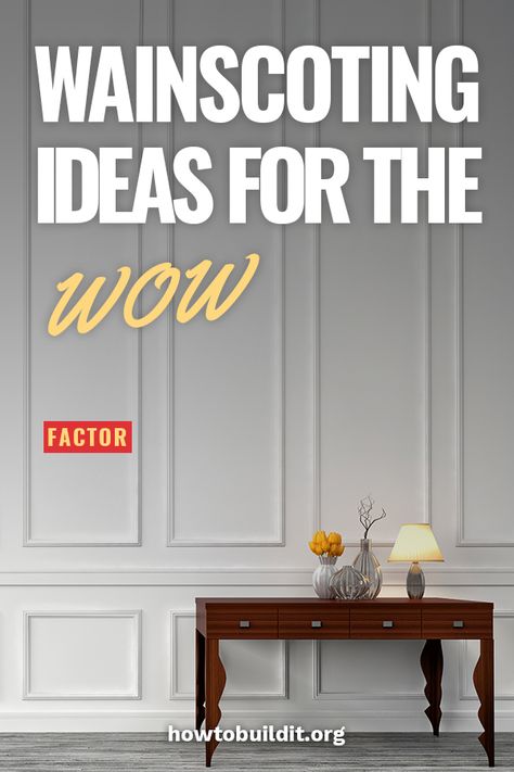 Wainscoting Ideas For The WOW Factor | How To Build It Painted Wainscoting Ideas, Painted Wainscoting Ideas Color Schemes, Dark Wainscoting Ideas, Wall Wainscoting Ideas, Modern Wainscoting Ideas, Dark Walls Living Room, Wainscoting Ideas, Installing Wainscoting, Wainscoting Wall