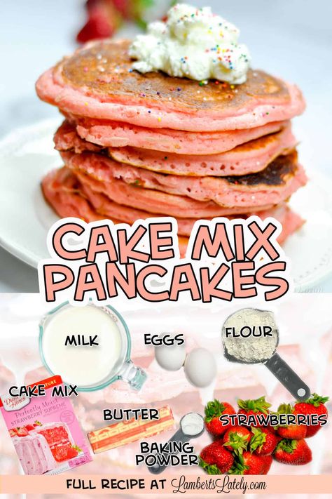 Pancake Business, Creative Pancake Recipes, Pancake Mix Muffins, Cake Mix Pancakes, Gravy Biscuits, Quick And Easy Sweet Treats, 3 Meals A Day, Instant Pot Freezer Meals, Mom Breakfast