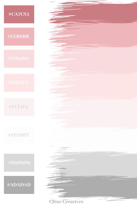 Angelic Color Palette, Grey Colour Scheme, Couleur Rose Pastel, Palettes Color, Hex Color, Pantone Colour Palettes, Hex Color Palette, Palette Design, Pink Color Schemes