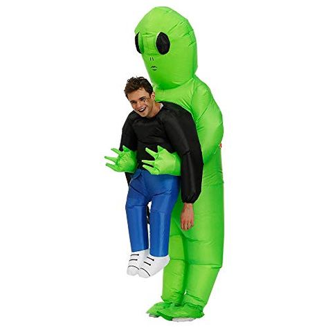 Halloween Costumes Inflatable, Aliens Costume, Alien Unicorn, Nasa Costume, Blow Up Costumes, Blow Up Halloween Costumes, Alien Outfit, Inflatable Alien, Rat Costume