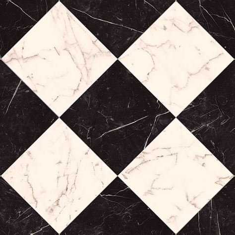 VINCA Black And White Tiles Bathroom, Marble Aesthetic, White Marble Design, Sheet Vinyl Flooring, Diamond Tile, Polished Porcelain Tiles, Tile Texture, Nero Marquina, Black And White Tiles