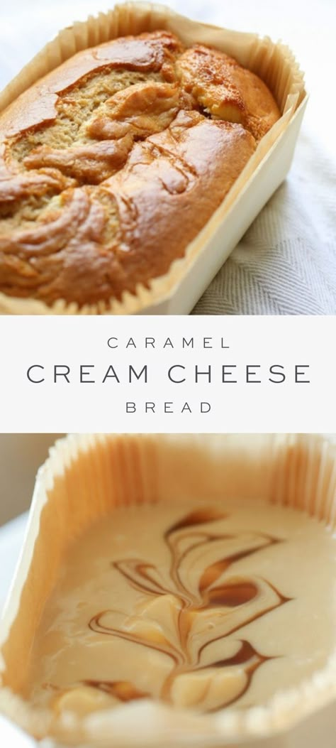 Cheesecake Bread Recipe, Caramel Cream Cheese Bread, Quick Bread Loaf, Cheesecake Bread, Ultimate Cheesecake, Entertaining Desserts, Recipe Cheesecake, Cream Cheese Bread, Cheese Bread Recipe