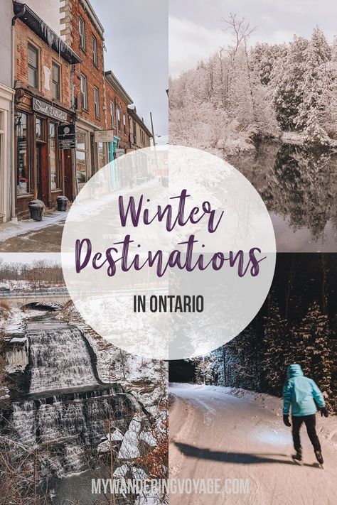 Despite the blistering cold, the layers of clothes and lack of sun, there are so many great reasons to enjoy winter in Ontario, Canada! These nine towns across Ontario have embraced the season. So, bundle up and get ready to explore the best winter destinations in Ontario for a weekend getaway. #WinterDestinations #Ontario #Canada #Travel Layers Of Clothes, Ontario Winter, Best Winter Destinations, Ontario Road Trip, Winter Travel Destinations, Cozy Weekend, Ontario Travel, Canada Travel Guide, Canadian Travel